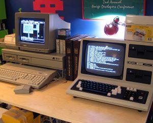 Atari 520ST and TRS-80 Model 4